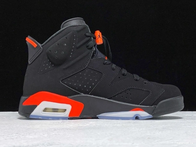 Retro 6 Air 384664-060 Black Jordan OG Infrared 1011